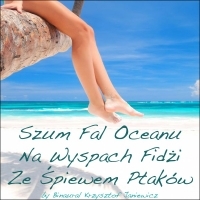 Szum Fal Oceanu Na Wyspach Fidi Ze piewem Ptakw